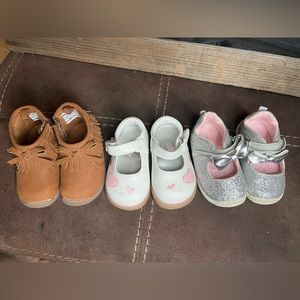 Baby Girl Shoe Set Size 3